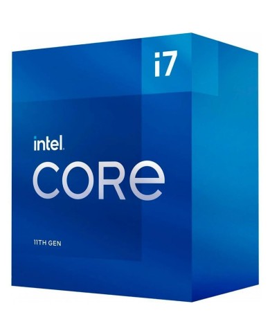 Procesador Intel Core i7-11700, LGA 1200, 8 Núcleos, 16 Hilos, 2,5Ghz (Max Turbo 4,9Ghz)