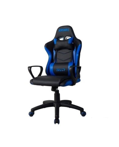 Silla Gamer Njoytech Kronos Azulegro para niños (NJ-GC2566B)