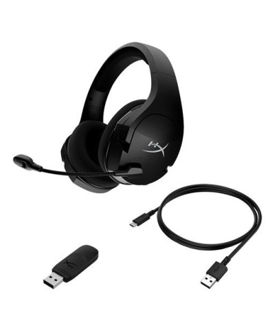 Audífonos Gamer HyperX Cloud Stinger Core 7.1 Wireless USB Negro (HHSS1C-BA-BK/G)