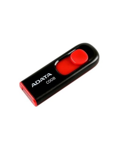 Pendrive Adata 16GB USB 2.0 Negro/Rojo C008 (AC008-16GB-RKD)