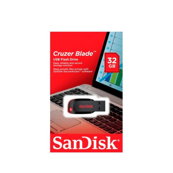 PENDRIVE SANDISK CRUZER BLADE 32GB (SDCZ50-032G-B35)