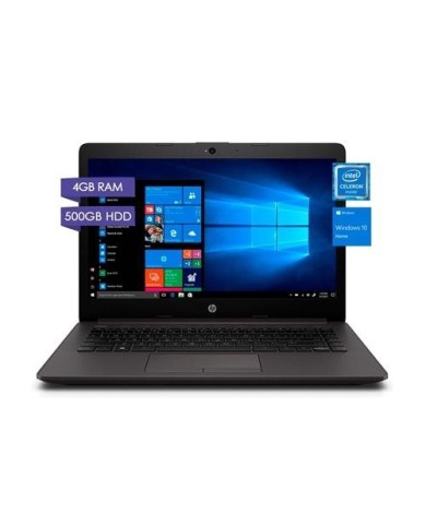 Notebook HP 240 G7 N4020 14" 4GB Ram 500GB HDD Win10H (1D0F5LT)