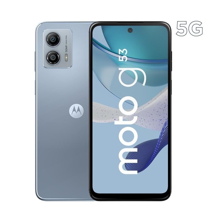 Smartphone Motorola Moto G53, 5G, RAM 6GB, 128GB, Android 13, Opal