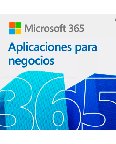 Microsoft Office 365 Aplicaciones para negocio, 1 Usuario, Español/Inglés, Descarga digital (ESD), 1 año