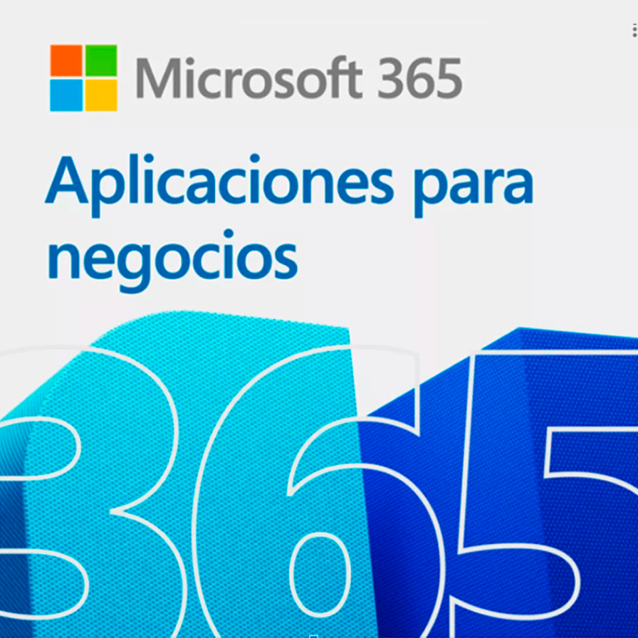 Microsoft Office 365 Aplicaciones para negocio, 1 Usuario, Español/Inglés, Descarga digital (ESD), 1 año