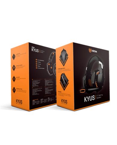 Audífonos gamer Krom Kyus 7.1 PC, PS4