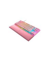 Teclado mecánico Razer Huntsman V2 TKL Quartz Switch Red Inglés