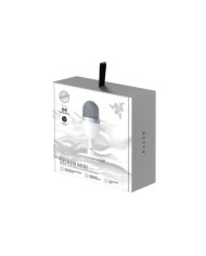 Micrófono Streaming Razer Seiren Mini Ultra Mercury White,  Condensador Compacto USB
