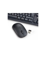 Kit Teclado + Mouse Verbatim Inalámbicos Dongle USB, Negro