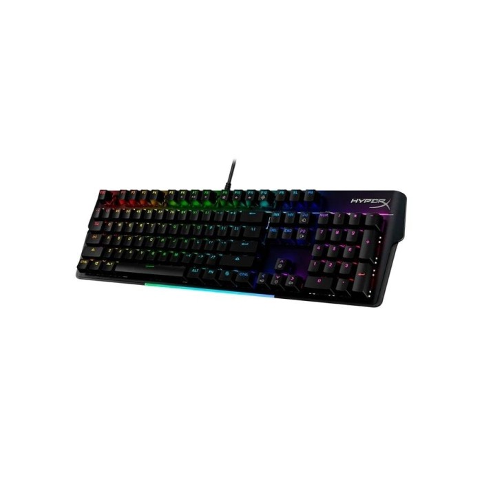 Teclado Gamer HyperX Alloy MKW100 Mecánico Switch Red RGB Inglés