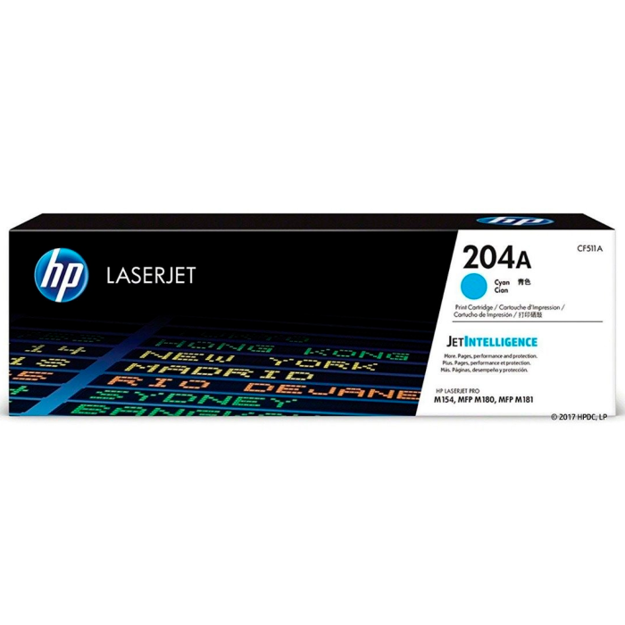 Cartucho de Tóner HP 204A Cian LaserJet Original