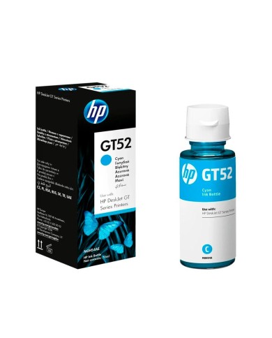 Botella de Tinta HP GT52 Cian Original 70 ml