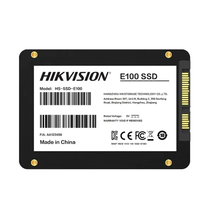 Disco duro SSD Hikvision E100 1TB 2.5" SATA 6 Gb/s