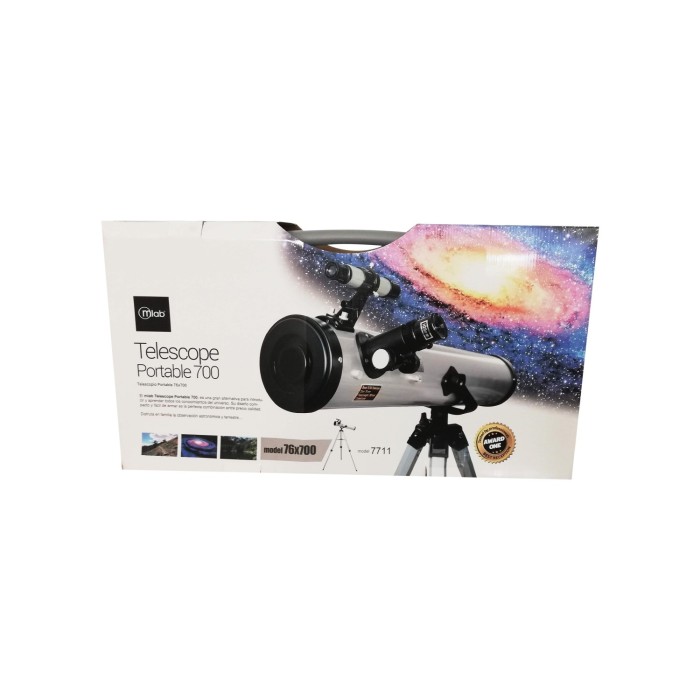 Telescopio Portable Mlab 76×700mm con maleta