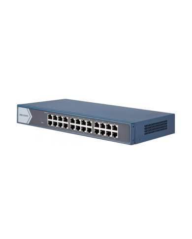 Switch Hikvision 10/100/1000 24P DS-3E0524-E(B) Rackeable, No admin, 24 puertos
