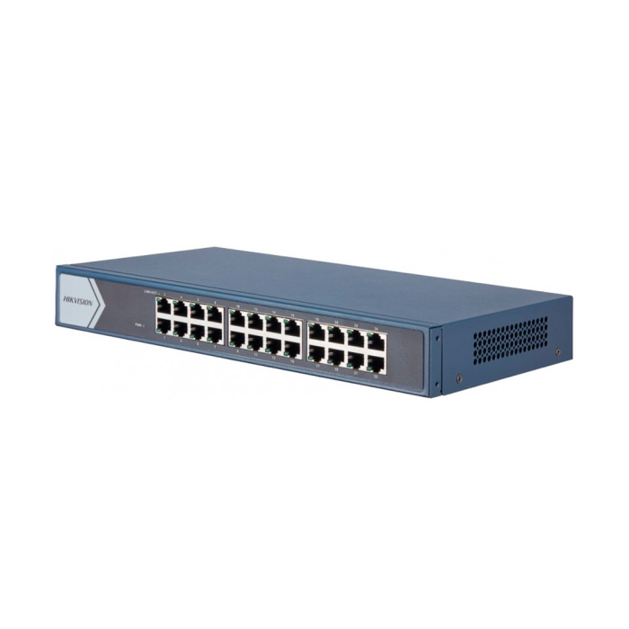 Switch Hikvision 10/100/1000 24P DS-3E0524-E(B) Rackeable, No admin, 24 puertos