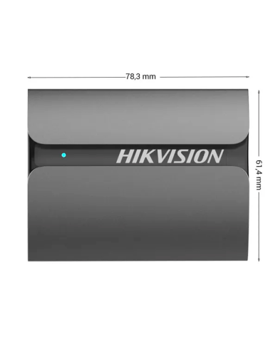 Disco duro externo SSD Hikvision HS-ESSD-T300S 2TB USB 3.1 Tipo C Black