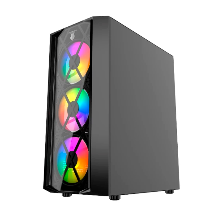 Gabinete Gamer Morpheus JX188-17 ATX ARGB Vidrio Templado