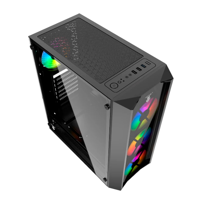 Gabinete Gamer Morpheus JX188-17 ATX ARGB Vidrio Templado