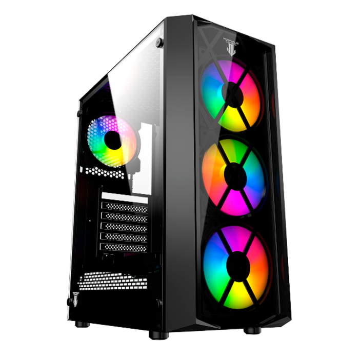 Gabinete Gamer Morpheus JX188-17 ATX ARGB Vidrio Templado