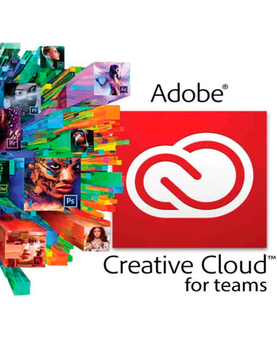 Licencia Adobe Creative Cloud for Teams All Apps, Suscripción Anual