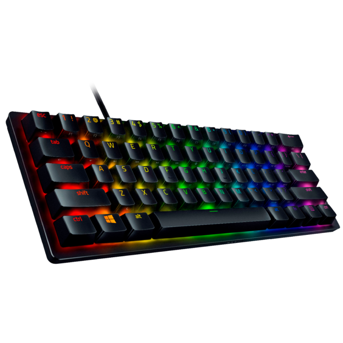 Teclado mecánico Razer Hunstman Mini Negro 60 % Switch Red Inglés