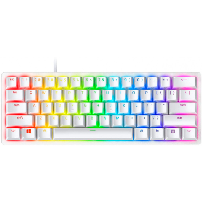 Teclado mecánico Razer Hunstman Mini Blanco 60 % Switch Red Inglés