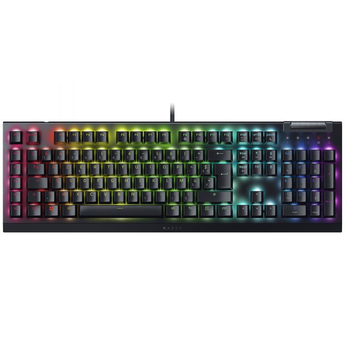 Teclado mecánico Razer Blackwidow V4 X Switch Yellow Inglés