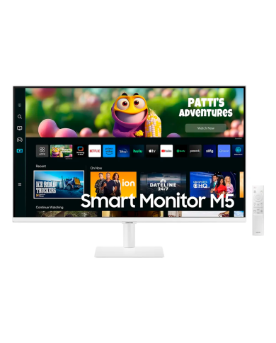 Monitor Samsung Smart M5 32" Blanco 60Hz, 4ms, FHD Streaming TV