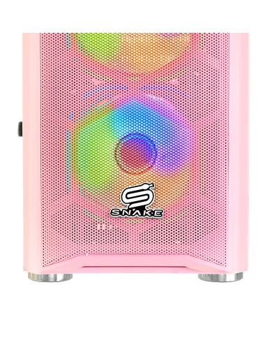 Pc Gamer Vibora Pink V1 AMD Ryzen 5 4600G, SSD 256GB, RAM 16 GB, W11P| Snake Gamer