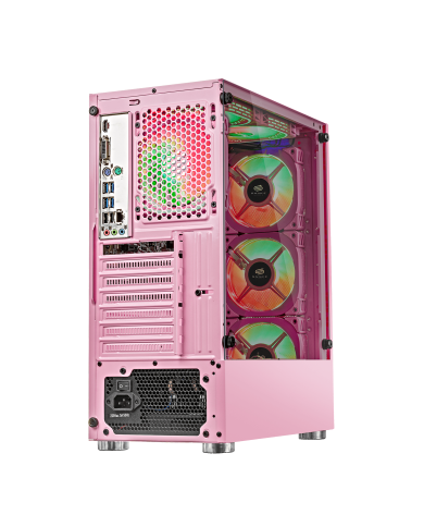 Pc Gamer Vibora Pink V3 AMD Ryzen 5 5600, RTX 3050, SSD 500GB, RAM 16 GB, W11P | Snake Gamer