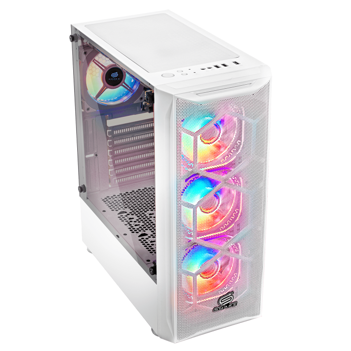 Pc Gamer Vibora White V3 AMD Ryzen 5 5600, RTX 3050, SSD 500GB, RAM 16 GB, W11P| Snake Gamer