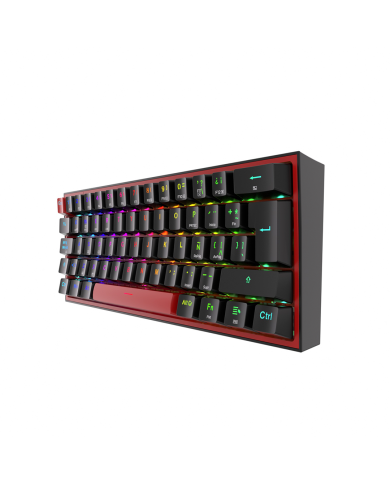 Teclado mecánico inalámbrico Redragon Fizz Pro K616-RGB Black, Switch Red, Español