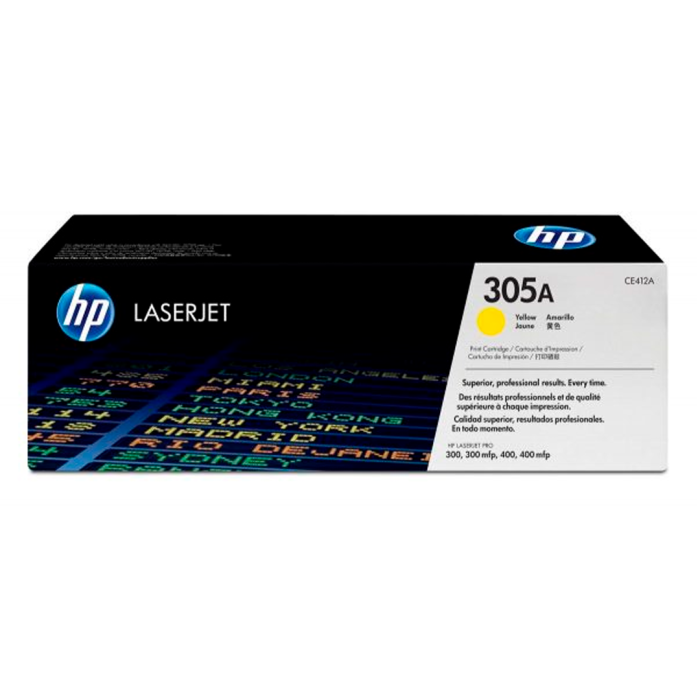 Cartucho de Tóner HP 305A Amarillo LaserJet Original