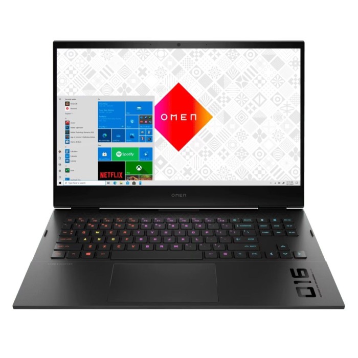 Notebook HP OMEN 16, R7-5800H, 16GB RAM, 1TB SSD, NVIDIA GTX 3050Ti,  16.1"