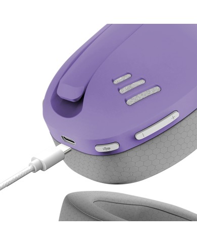 Audífonos gamer inalámbricos Redragon Ire Pro H848 Purple Bluetooth, USB