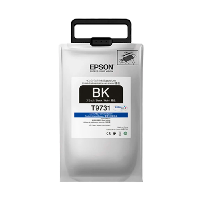 Bolsa de Tinta Negra Epson T973 DURABrite Pro, Extra Alta Capacidad