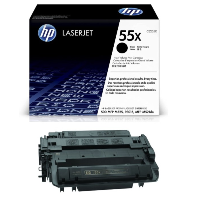 Cartucho de Toner HP 55X LaserJet Negro Original