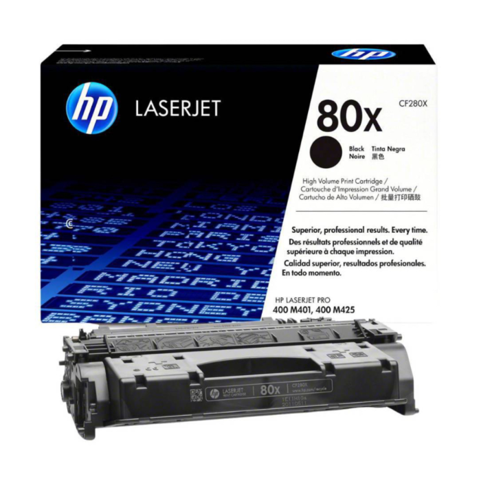 Cartucho de Toner HP 80X LaserJet Pro Negro Original