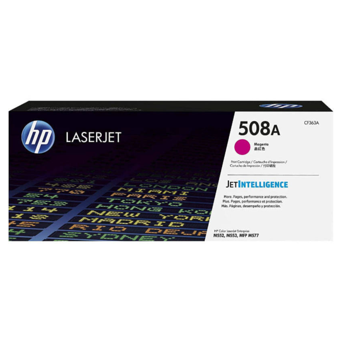 Cartucho de Toner HP 508A LaserJet Magenta Original