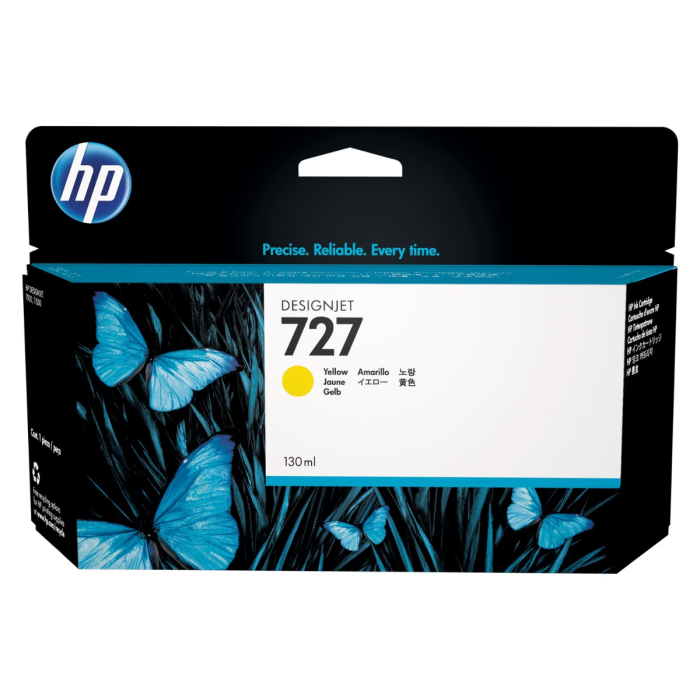 Cartucho de tinta HP 728 Designjet Amarillo Original, 130ml