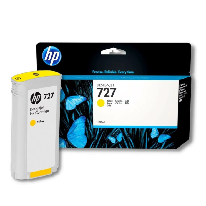 Cartucho de tinta HP 728 Designjet Amarillo Original, 130ml