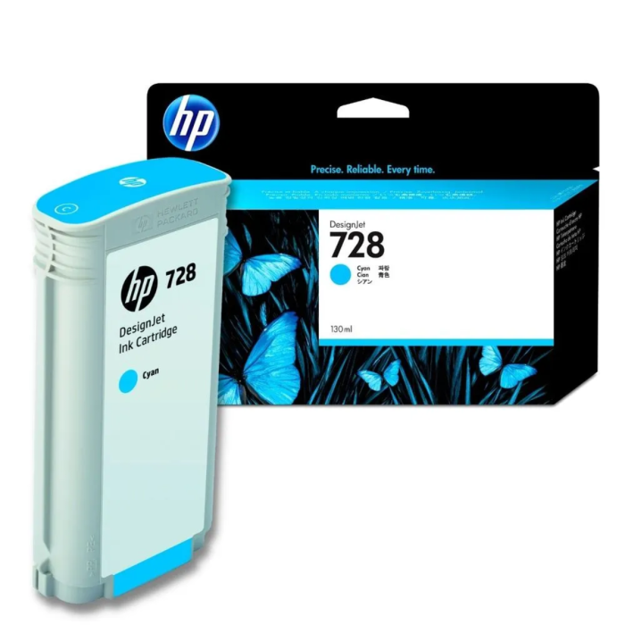 Cartucho de tinta HP 728 DesignJet Cian Original 300ml