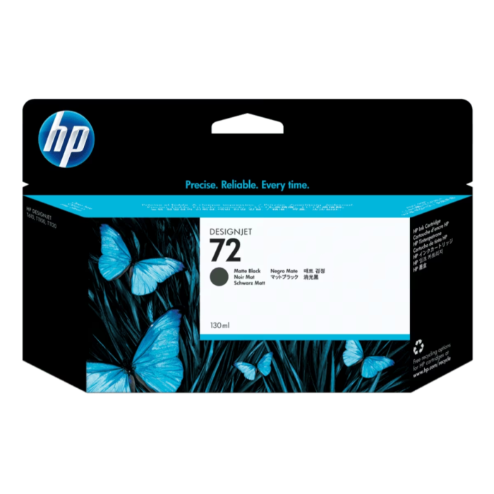 Cartucho de tinta HP 72 DesignJet Negro Matte Original, 130ml