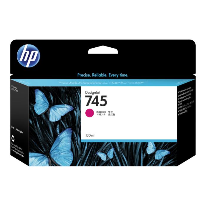 Cartucho de tinta HP 745 DesignJet Magenta Original, 300ml