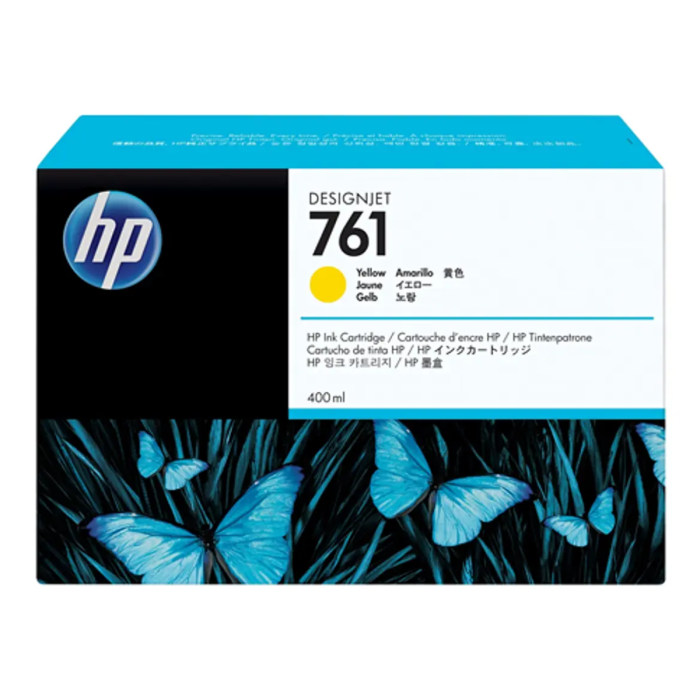 Cartucho de tinta HP 761 DesignJet Amarillo Original, 400ml