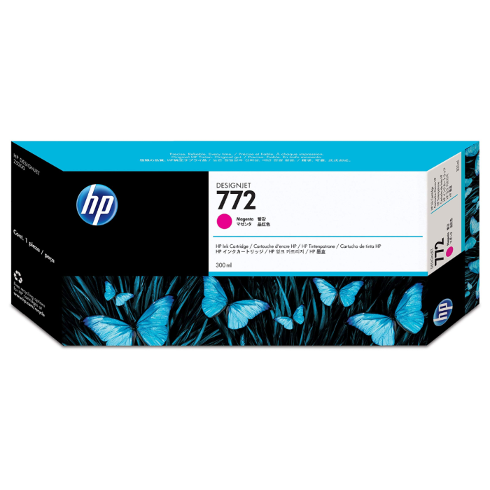 Cartucho de tinta Hp 772 DesignJet Magenta Original, 300ml