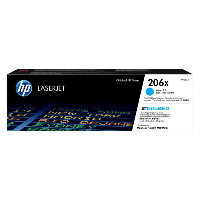 Cartucho de Toner HP 206X LaserJet Cian Original