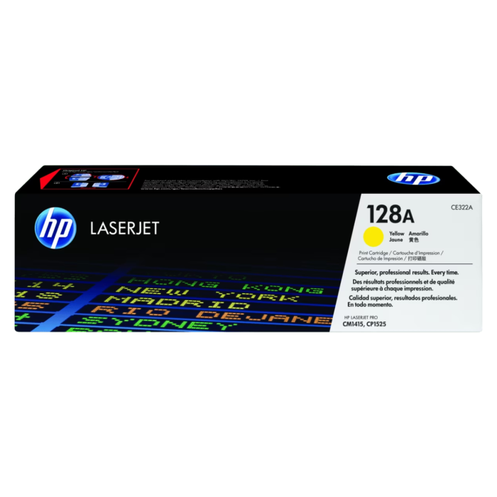 Cartucho de Toner HP 128A LaserJet Amarillo Original