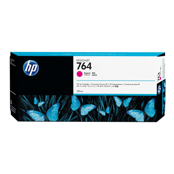 Cartucho de tinta HP 764 DesignJet Magenta Original, 300ml